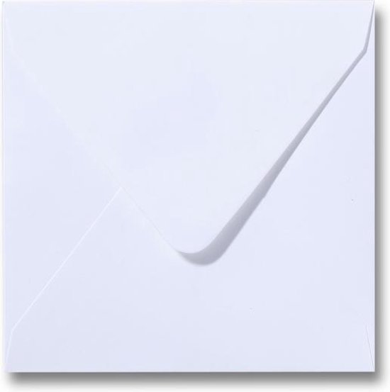 Enveloppes carrées de Luxe - 100 pièces - Wit - 15x15 - 120grms - 150x150  mm - carrées
