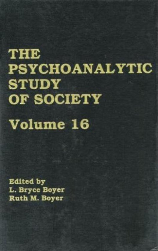 The Psychoanalytic Study of Society - cover