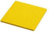 Daff Onderzetter - Vilt - Vierkant - 10 x 10 cm - Citrone - Geel