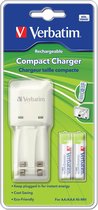 Chargeur de batterie compact Verbatim pour batteries NiMH AA / AAA