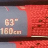 Fel Roze 160cm Veters voor Noren - 63inch Platte Neon Roze schaatsveter - Tex Style Canada