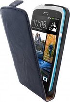 Mobiparts Vintage Flip Case HTC Desire 500 Navy Blue