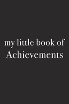 My Little Book of Achievements