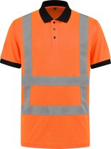 EM Traffic Poloshirt High Visibility RWS Fluor Oranje - Maat XS