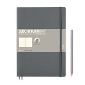 Leuchtturm notitieboek composition softcover 178x254 mm blanco antraciet