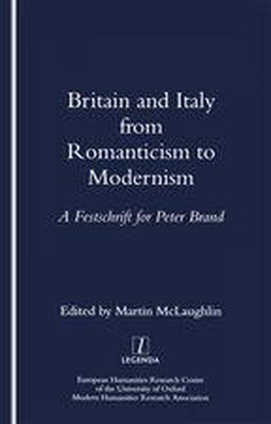 Britain and Italy from Romanticism to Modernism - cover