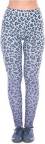 ZUMPREMA Green Ombre Leopard Sport Legging