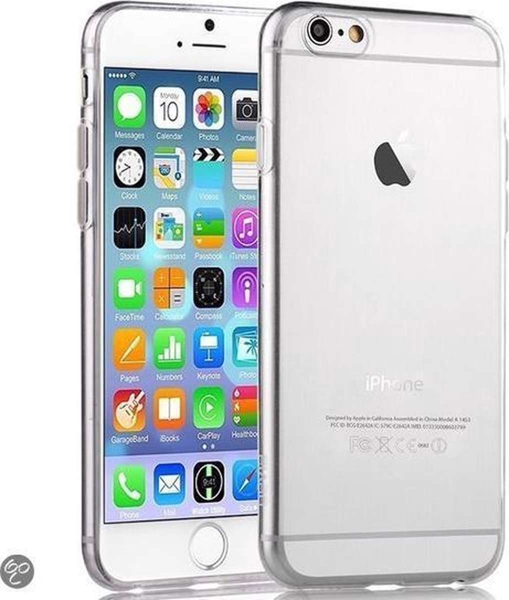 SMH Royal - Siliconen TPU iPhone 6 Hoesje Transparant Ultra Dun Gel - Flexibel & Anti Slip