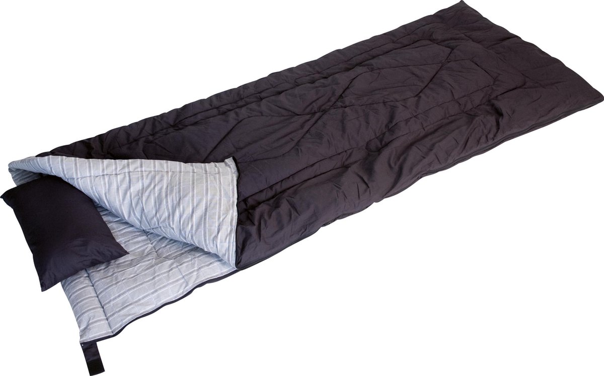 Eurotrail Slaapzak Rosewood - Inclusief kussen - blauw