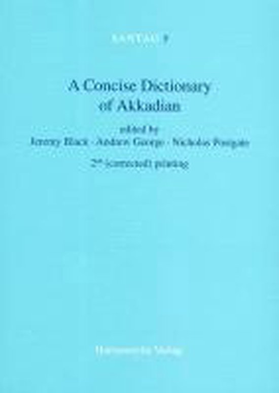 Foto: A concise dictionary of akkadian