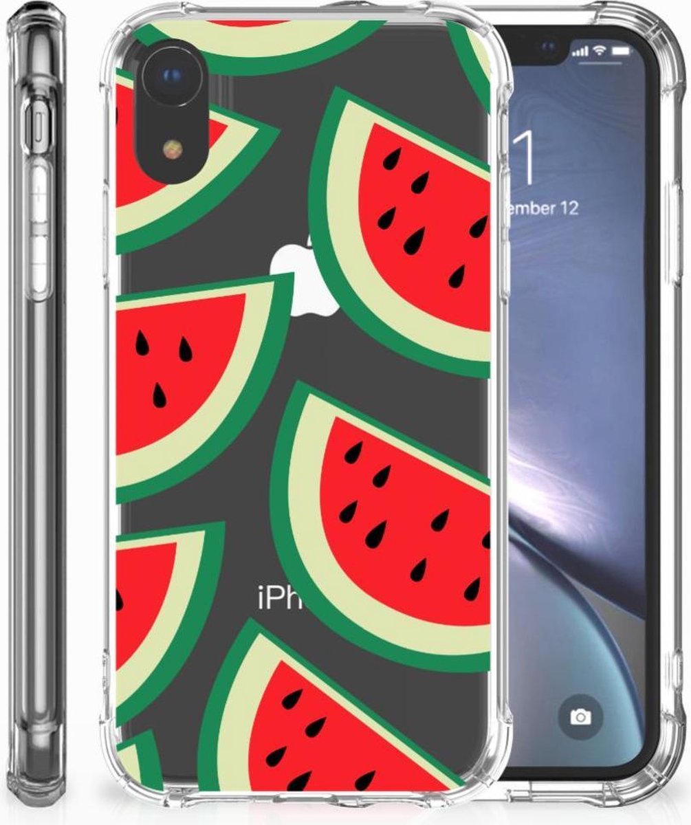 Apple iPhone Xr Beschermhoes Watermelons