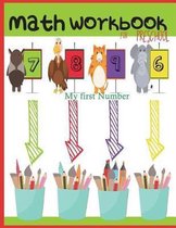 Math Workbook for Preschool My first Numbers