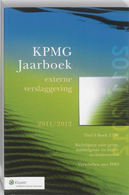 Cover van het boek 'KPMG Jaarboek  externe verslaggeving 2011/2012' van Coen Arnold