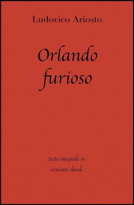 Grandi Classici - Orlando furioso - cover