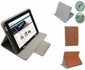 Minipad Aldi Tablet Diamond Class Cover, Elegante stevige Hoes, Bruin, merk i12Cover