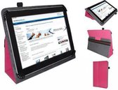 Fold Up Hoes voor Samsung Galaxy Tab 8.9 , Trendy Case, Hot Pink, merk i12Cover