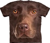 Kinder honden T-shirt bruine Labrador 116-128 (m)