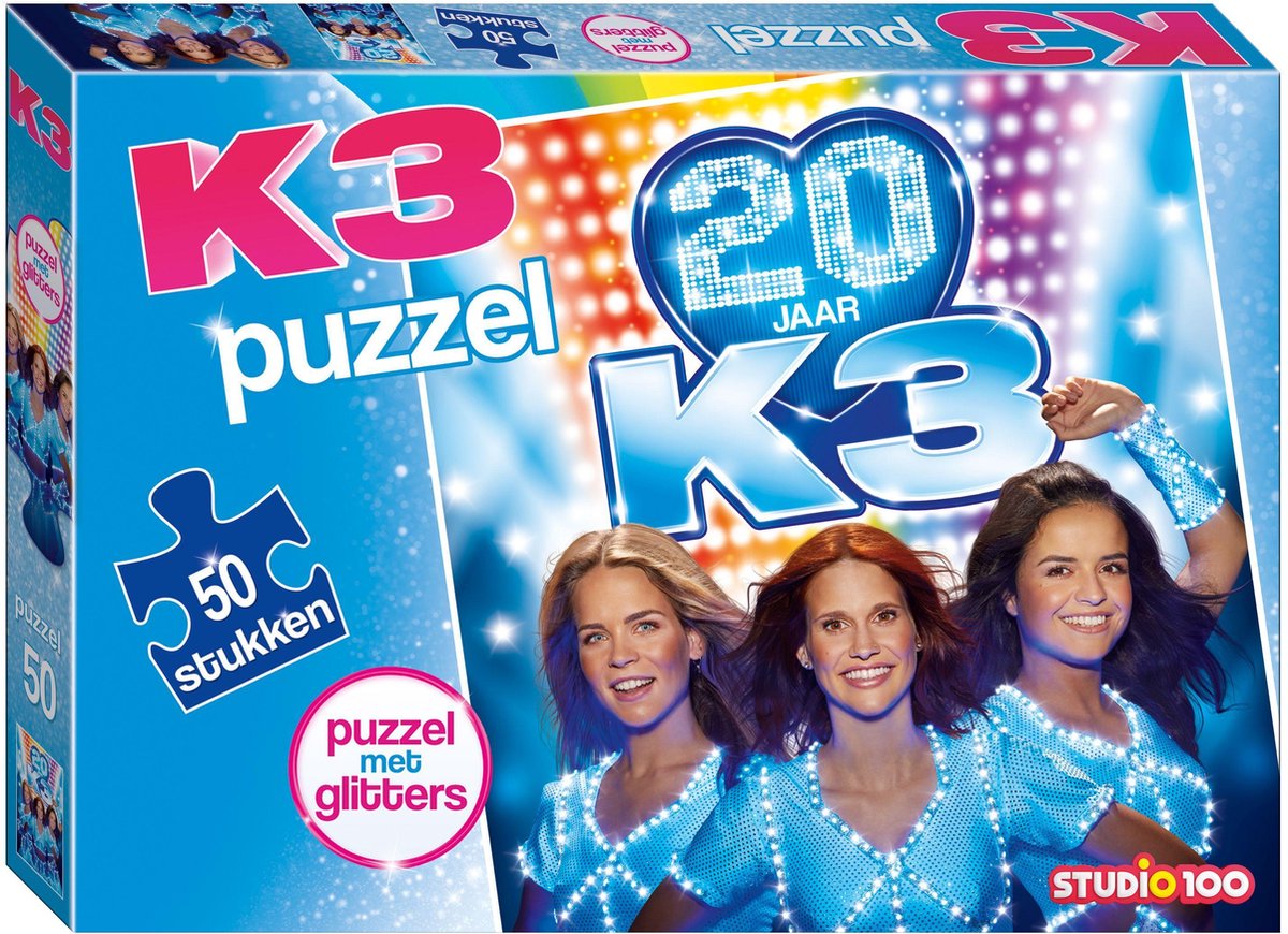 K3 : puzzel met glitter | bol.com