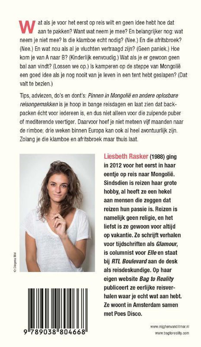 Pinnen in Mongolië en andere oplosbare reisongemakken - back cover