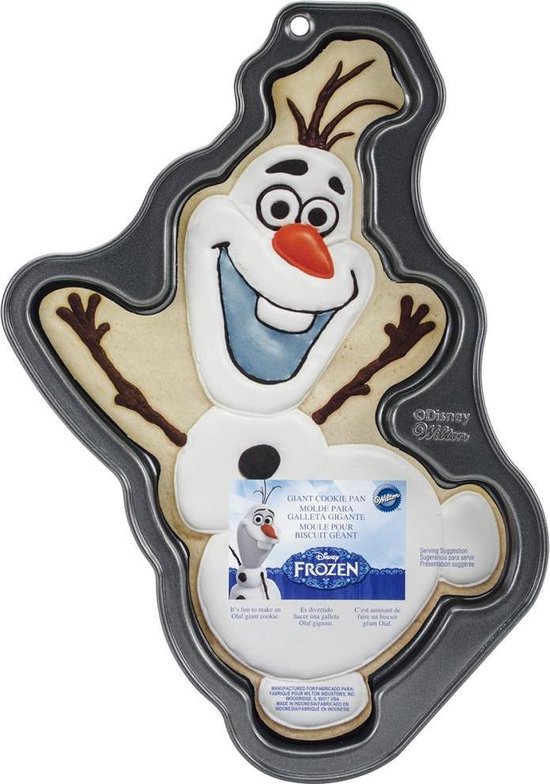 Wilton cakevorm Frozen Olaf - aanbaklaag bol.com