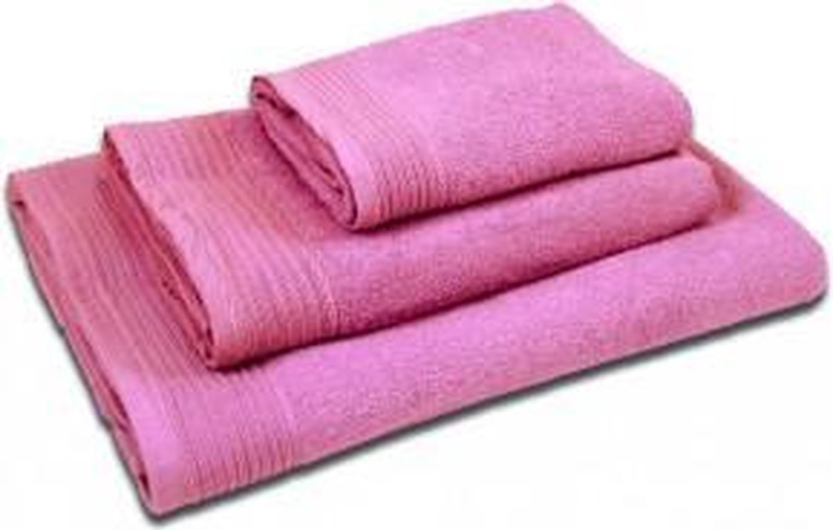 The One Badhanddoek 450 gram 70 x 140 cm Zacht Roze