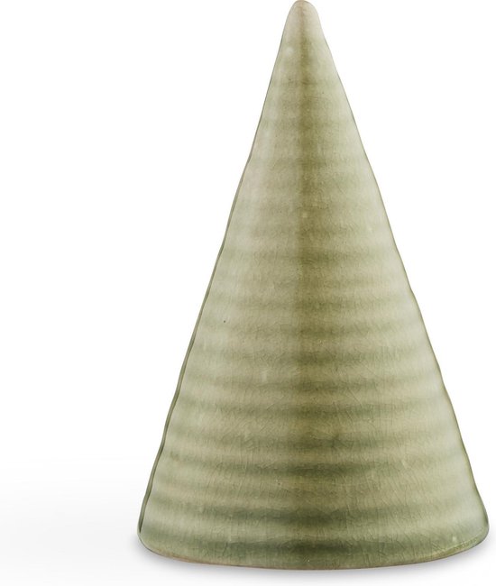 Kähler Design Glazed Cone - 11 cm - Mosgroen