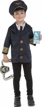 Vliegtuig piloot kostuum met accessoires voor kinderen - Verkleedkleding
