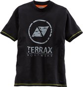 Terrax T-Shirt Zwart&Lime - Werkkleding - L