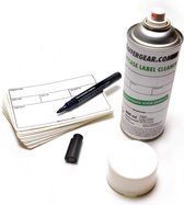 Gaffergear Flightcase label startset, 10 labels   -  cleaner   -  permanent marker