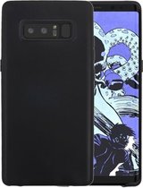 For Samsung Galaxy Note 8 Pure Color Classic TPU beschermings Back Cover hoesje(zwart)