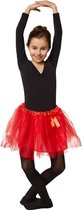 dressforfun - Kindertutu rood 116 (5-6y) - verkleedkleding kostuum halloween verkleden feestkleding carnavalskleding carnaval feestkledij partykleding - 301940