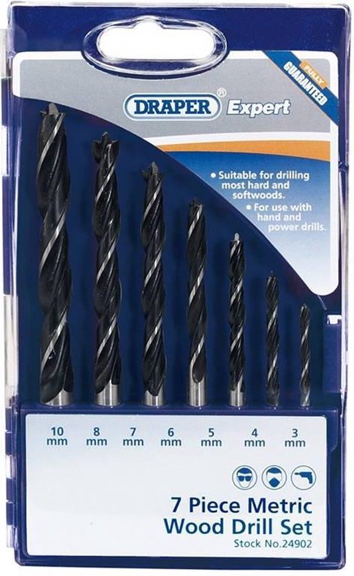 Draper Metric Wood Boor Set (7 delig) | bol