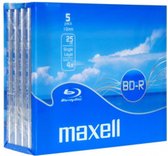 maxell Blu-Ray BD-R 130 Minuten, 25 GB, 4x, Jewel Case 5-PACK