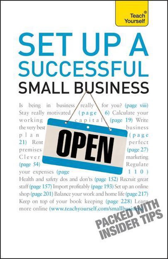 Set Up A Successful Small Business: Teach Yourself - cover