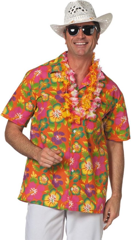 Party Hawaii Shirt Heren Roze - L | bol