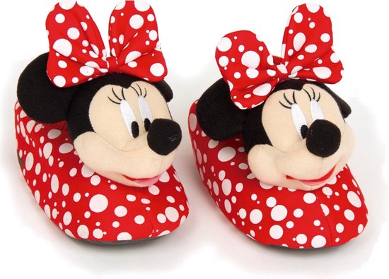 graven eigendom tempo Minnie mouse 3d pantoffels Maat 25 | bol.com