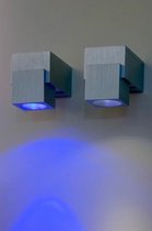 Guideme LED 1X1W Luxeon Blue Square