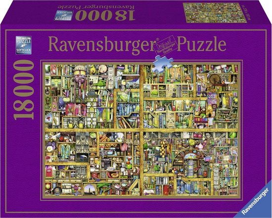 Ravensburger puzzel Colin Thompson Magical bookcase - Legpuzzel - 18000  stukjes | bol.com