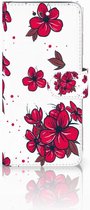 Bookcase Hoesje iPhone 7 Plus | 8 Plus Blossom Red