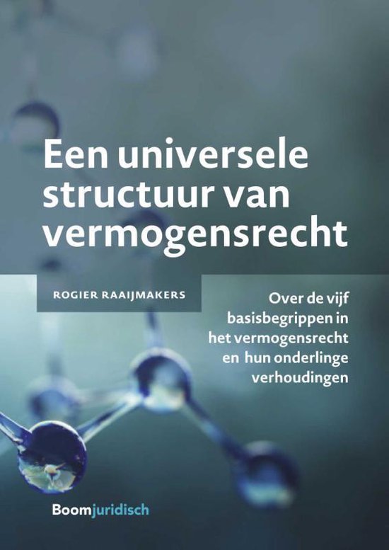 Een universele structuur van vermogensrecht - cover