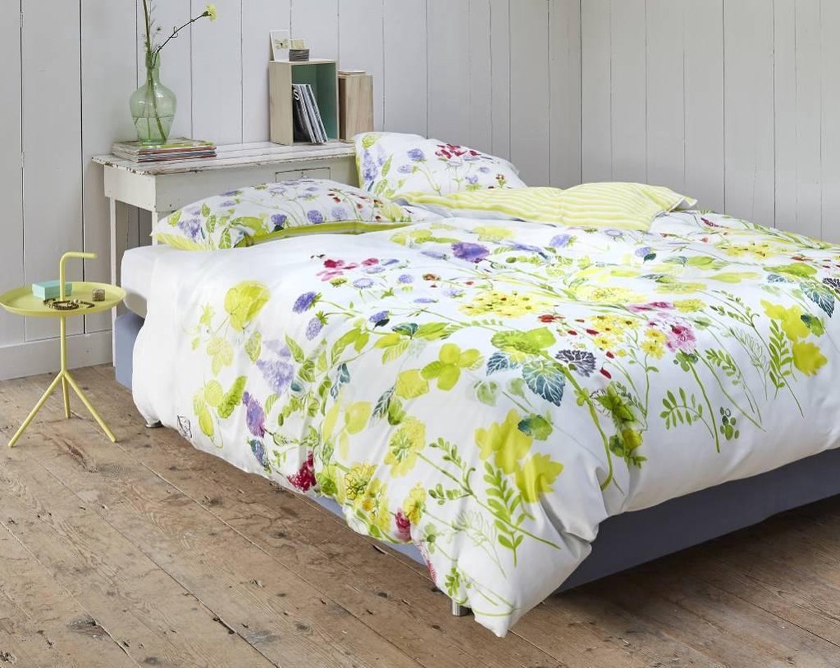 Vanezza Carol - dekbedovertrek - eenpersoons - 140 x 220 - Geel