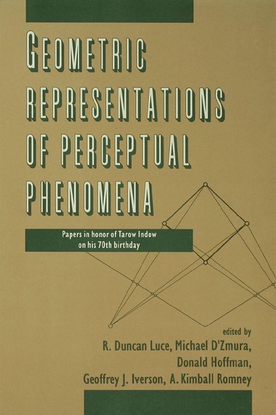 Geometric Representations of Perceptual Phenomena - cover