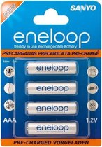 Panasonic Sansyo eneloop Nikkel Metaal Hydride 750mAh 1.2V oplaadbare batterij/accu AAA