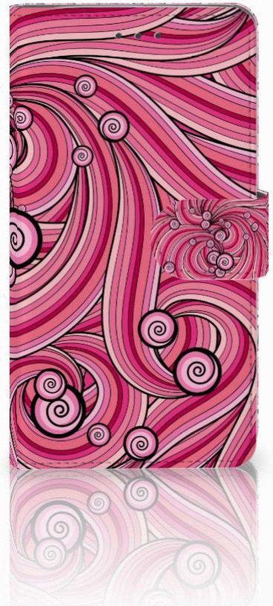 Samsung Galaxy J7 2016 Hoesje Swirl Pink