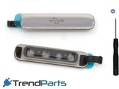 TrendParts USB Klepje ZILVER Samsung Galaxy S5 SM-G900F + Gereedschap setje voor reparatie
