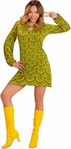 WIDMANN - Groovy groen jaren 70 kostuum voor vrouwen - XL