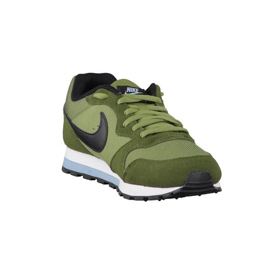 bol.com | Nike MD Runner 2 Sportschoenen - Maat 42 - Mannen - groen/zwart