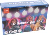 Ballonnenslinger met LED verlichting wit: 4 meter (63491)