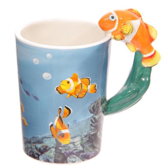 Mok Nemo in Giftbox Vismok Beker Cadeau Theemok Koffiemok Visbeker Soep Limonade Drinkbeker Vissen — afbeelding 3