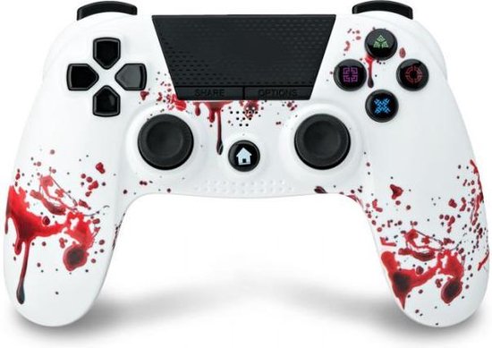 Under Control PS4 bluetooth controller met koptelefoon aansluiting – zombie